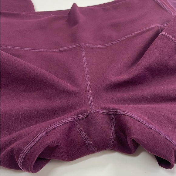 Fabletics High-Waisted PowerHold 7/8 Leggings in maroon SzS SMALL Mesh - Picture 7 of 12